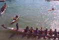 Paddlers watching from the boats