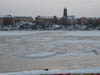 Le lac gele ...