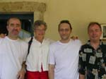 Marcel, Ghislaine, Nicolas och Leif