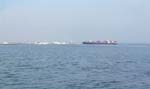 Nearby: Big ships ...