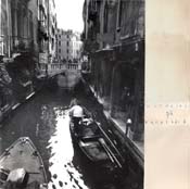 Gondoler p� smal kanal