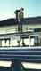 Robert on top of the bus