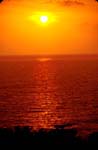 Solen g�r ned �ver Indiska oceanen