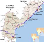Andhra Pradesh och Orissa