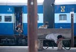 Orissa Train station waiting