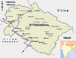 Uttaranchal: Karta