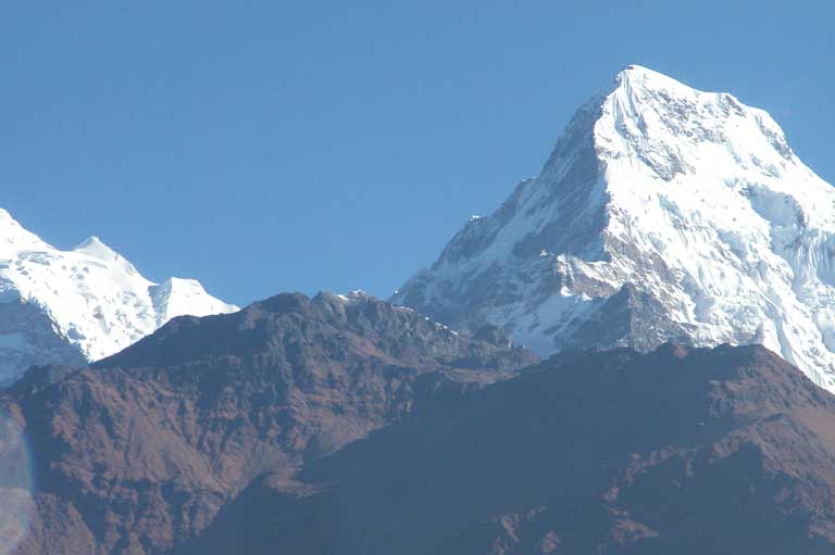 Utsikt �ver Tukuche Peak 6920 m�h