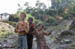 Children along trail