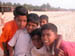 Kasaragod, Kerala: Children at the beach at the Indian Ocean