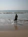 Kasaragod, Kerala: Elli at the Indian Ocean