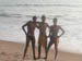 Kasaragod, Kerala: Children at the beach at the Indian Ocean