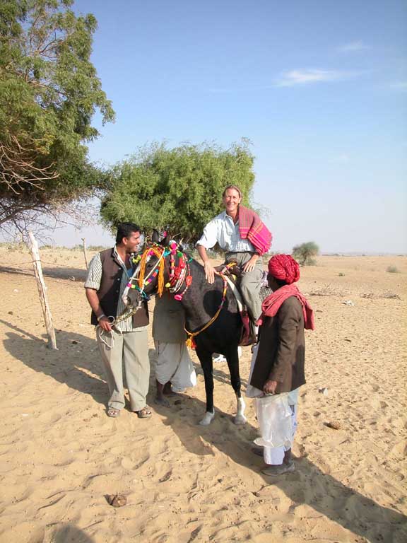 The horse and pride of the village