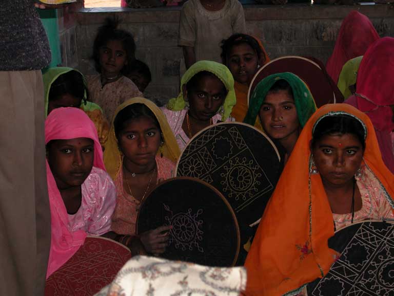 Women during the ceremony