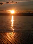 Nesodden Lara Siri Rain vid solnedg�ngen