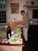 Monc�, Dordogne: The kitchen
