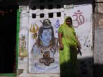 Rajasthan, Udaipur: Peintures sur les murs des maisons