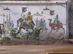 Rajasthan, Udaipur: Peintures sur les murs des maisons