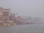 Uttar Pradesh, Varanasi (Benares): Ganges-floden i ottan