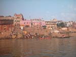 Uttar Pradesh, Varanasi (Benares): Ganges-floden i ottan