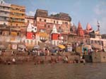 Uttar Pradesh, Varanasi (Benares): Ganges-floden i ottan