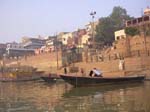 Uttar Pradesh, Varanasi (Benares): Ganges-floden i ottan