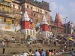 Uttar Pradesh, Varanasi (Benares): Ganges-floden i ottan