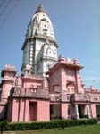 Uttar Pradesh, Varanasi: Tempel vid universitetet