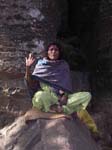 Madya Pradesh, Pachmarhi, Jatashankar: Le chant d'une femme