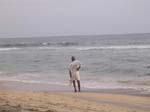 Kerala, Varkala: Stranden