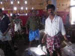 Kerala, Thalassery: Fiskemarknaden