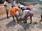 Kerala, Varkala: Fiskebyn