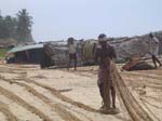 Kerala, Varkala: Fiskebyn