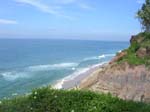 Kerala, Varkala: Stranden sedd fr�n ovan