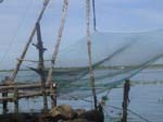 Kerala, Kochi: Kinesiska fisken�t