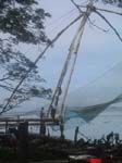 Kerala, Kochi: Kinesiska fisken�t