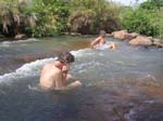 Karnataka: Une rivi�re pr�s de Hospet