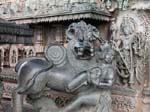 Karnataka, Belur: Le temple de 'hoysala' construit en 1116