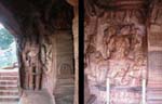 Karnataka, Badami: Les temples creus�s � m�me la falaise