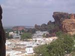 Karnataka, Badami: La vue des temples