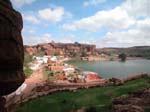 Karnataka, Badami: Le lac de Bhutanatha
