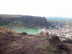 Karnataka, Badami: La vue du temple de Sivalaya