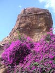 Karnataka, Badami: Au pied de la falaise de Sivalaya