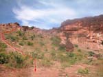 Karnataka, Badami: ... jusqu'en bas de la vall�e