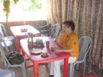 Kerala, Varkala: A small restaurant