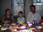 Bokhara: Dining in a Uzbek home