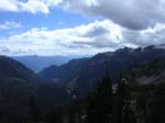 La vue de la piste