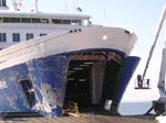 The ferry to Sweden