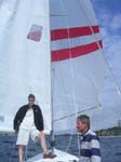 Sandhamn: On fait le bateau � voile avec mes fr�res ...