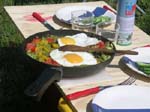 Un dejeuner de camping