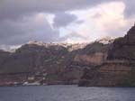 Fira: Le sentier descend jusqu'� la mer